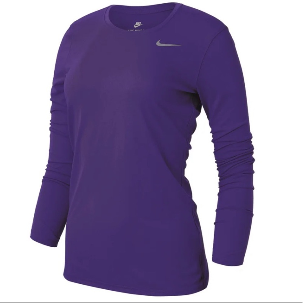 Purple Nike Dri-Fit Longsleeve
